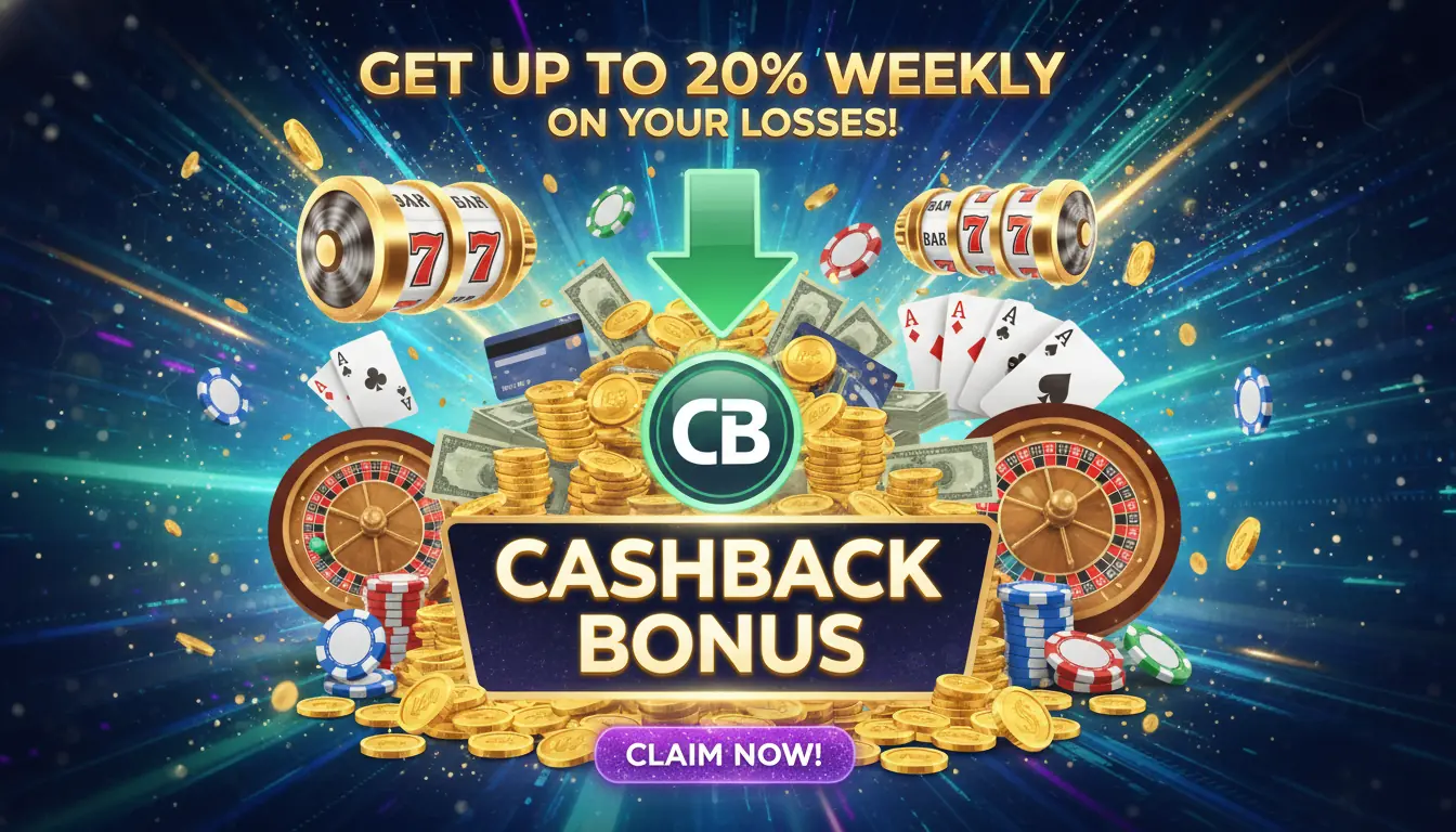 Jackpot City cashback bonus