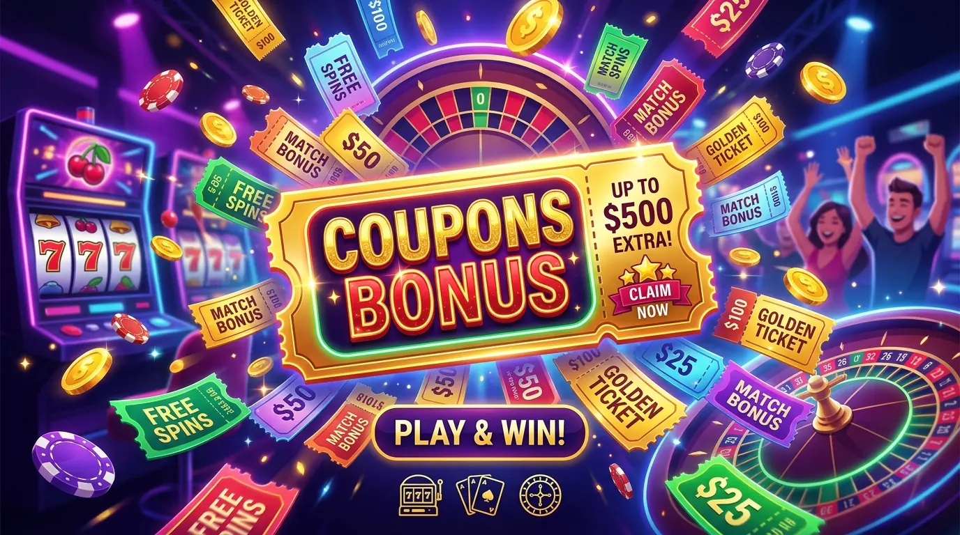Jackpot City casino coupon offers